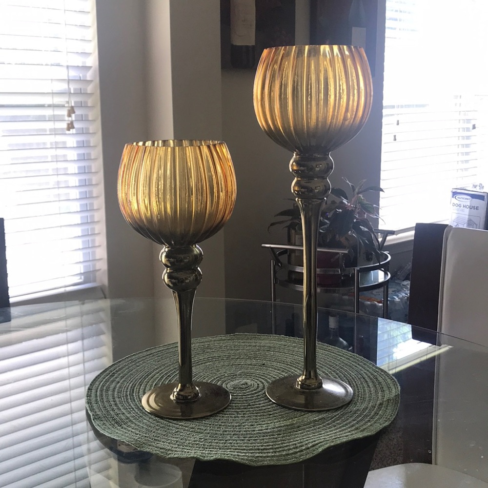 two candeliers